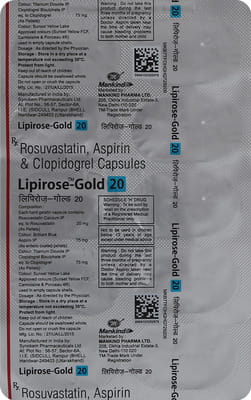 Lipirose Gold 20 Strip Of 10 Capsules