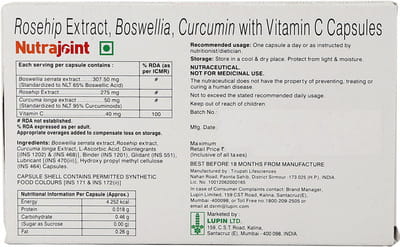 Nutrajoint Strip Of 10 Capsules
