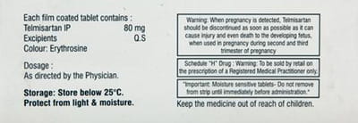 Cortel 80mg Strip Of 15 Tablets