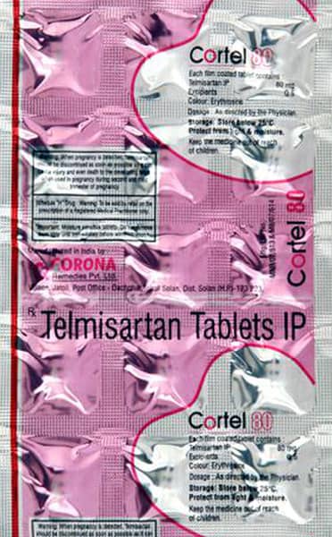 Cortel 80mg Strip Of 15 Tablets