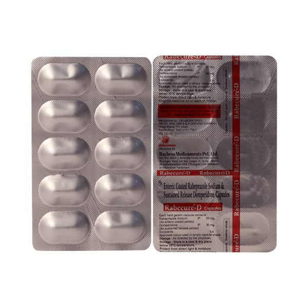 Rabecure D Strip Of 10 Capsules