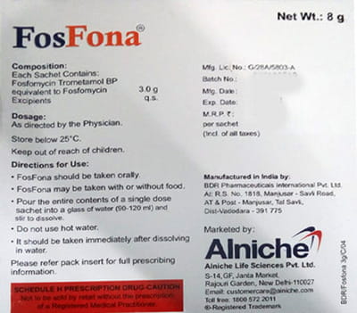 Fosfona Sachet Of 8gm Oral Powder