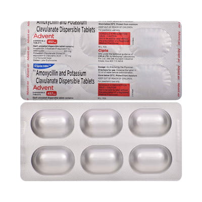 Advent Dt 457mg Tangy Orange Flavour Strip Of 6 Tablets