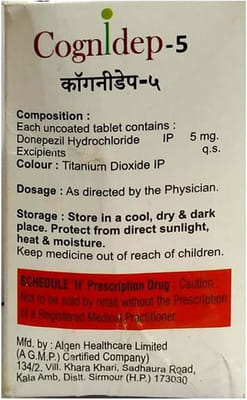 Cognidep 5mg Strip Of 10 Tablets