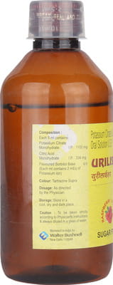 Uriliser Raspberry Flavour Sugar Free Bottle Of 200ml Oral Solution