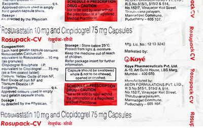 Rosupack Cv Strip Of 10 Capsules