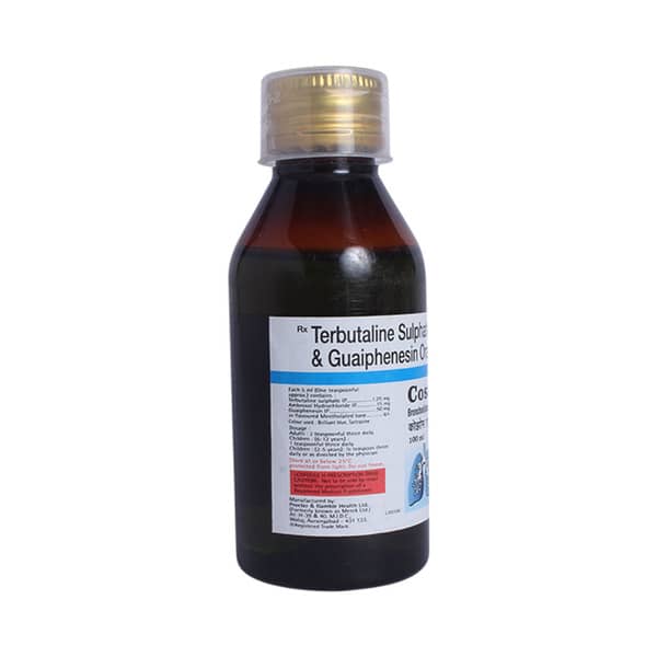 Cosome A Sugar Free Bottle Of 100ml Expectorant
