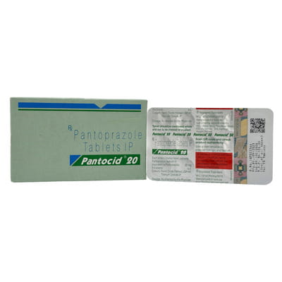 Pantocid 20mg Strip Of 15 Tablets