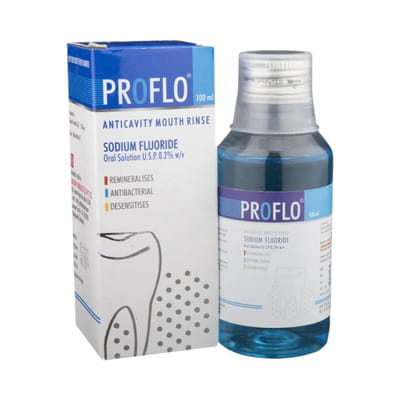Proflo Anticavity 0.2% Bottle Of 100ml Mouth Rinse