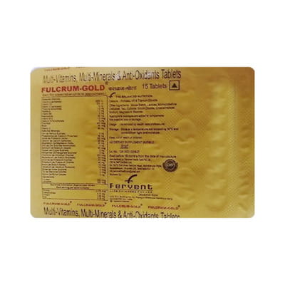 Fulcrum Gold Strip Of 15 Tablets
