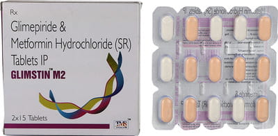 Glimstin M 2 Strip Of 15 Tablets
