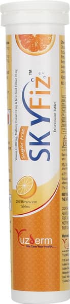 Skyfiz Sugar Free Bottle Of 20 Effervescent Tablets