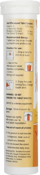 Skyfiz Sugar Free Bottle Of 20 Effervescent Tablets