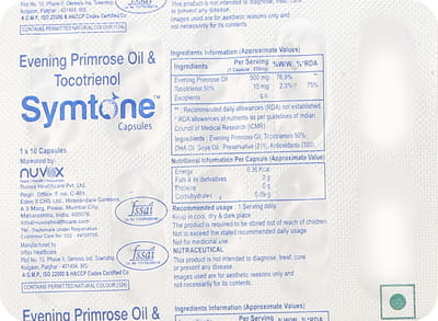 Symtone Strip Of 10 Capsules