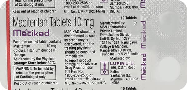 Macikad 10mg Strip Of 10 Tablets