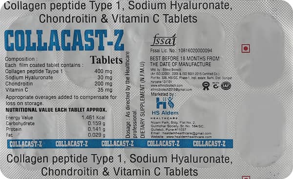 Collacast Z Strip Of 10 Tablets