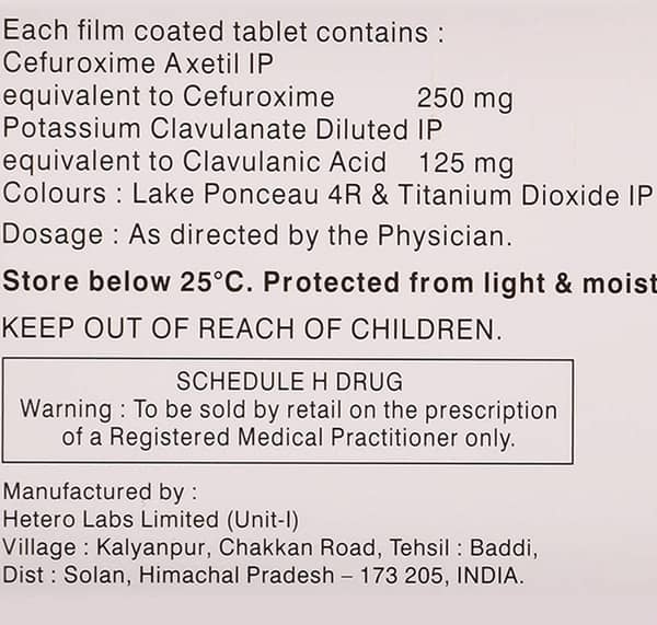Cetil Cv 250Mg Strip Of 10 Tablets