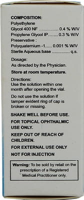 Pgvisc Bottle Of 10ml Eye Drops