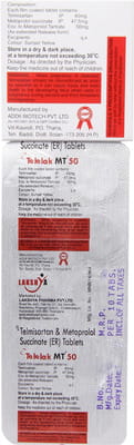 Telelak Mt 50mg Strip Of 10 Tablets