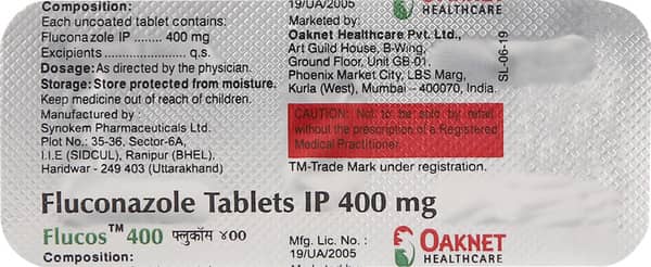 Flucos 400Mg Strip Of 1 Tablet