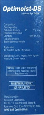 Optimoist Ds 1% Bottle Of 10ml Eye Drops