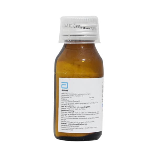 Claribid 125mg Bottle Of 30ml Dry Suspension