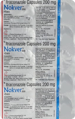 Nokver 200mg Strip Of 10 Capsules