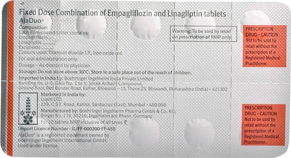 Ajaduo 25mg/5mg Tablet