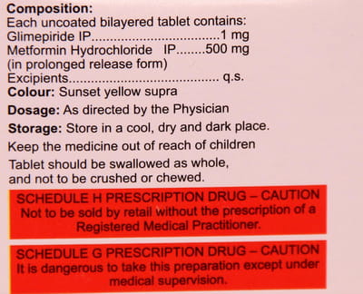 Glynamic M 1mg Strip Of 10 Tablets