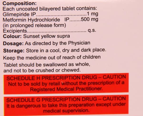 Glynamic M 1mg Strip Of 10 Tablets