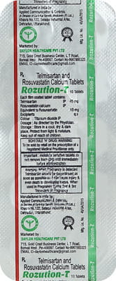 Rozution T Strip Of 10 Tablets