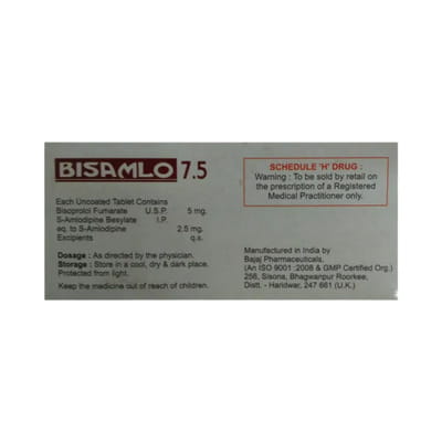 Bisamlo 7.5mg Strip Of 10 Tablets