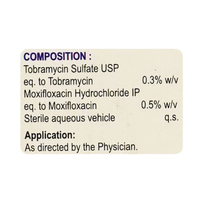 Moxitobra Bottle Of 5ml Eye Drops