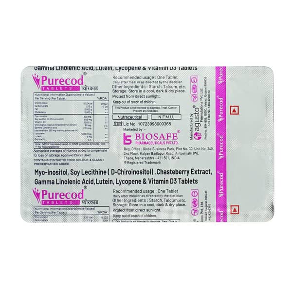Purecod Strip Of 10 Tablets