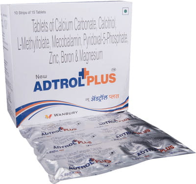 New Adtrol Plus Strip Of 15 Tablets