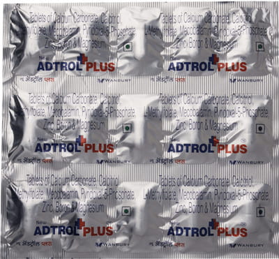 New Adtrol Plus Strip Of 15 Tablets