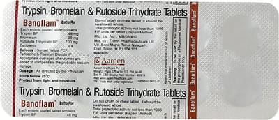 Banoflam Strip Of 10 Tablets