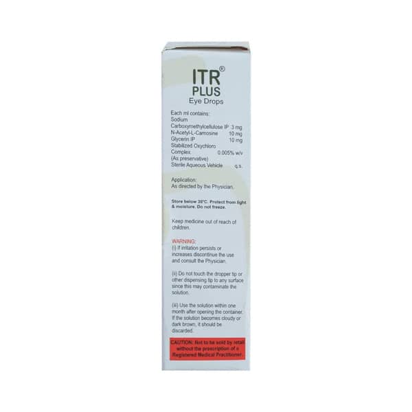 Itr Plus Bottle Of 10ml Eye Drops