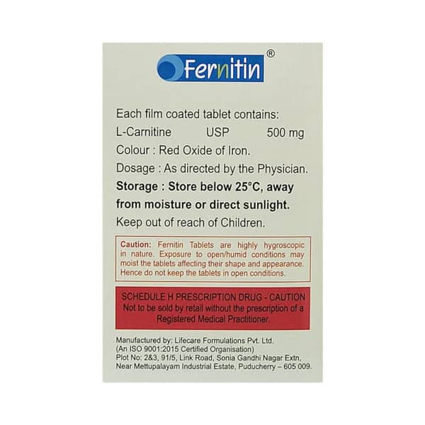 Fernitin 500Mg Strip Of 10 Tablets
