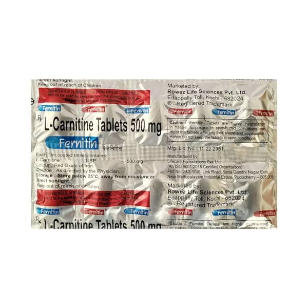 Fernitin 500Mg Strip Of 10 Tablets