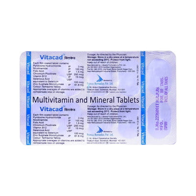 Vitacad Strip Of 10 Tablets