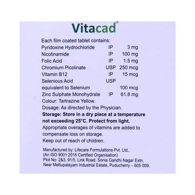 Vitacad Strip Of 10 Tablets