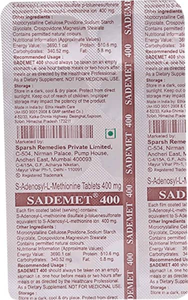 Sademet 400 Tablet