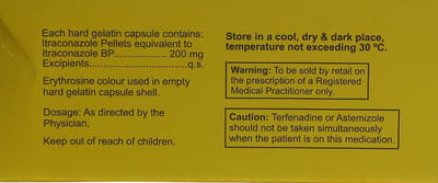 Fungikem 200mg Strip Of 7 Capsules