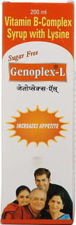 Genoplex L Sugar Free Bottle Of 200Ml Syrup