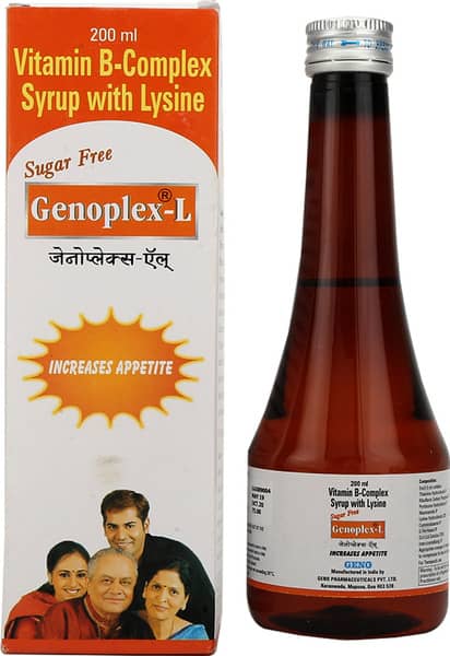 Genoplex L Sugar Free Bottle Of 200Ml Syrup