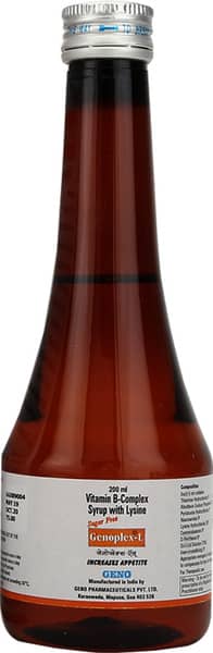 Genoplex L Sugar Free Bottle Of 200ml Syrup