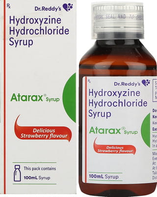 Atarax Strawberry Flavour Bottle Of 100ml Syrup