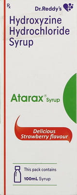Atarax Strawberry Flavour Bottle Of 100ml Syrup