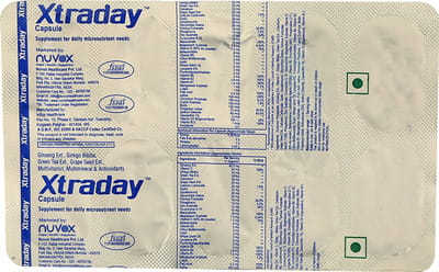 Xtraday Strip Of 10 Capsules
